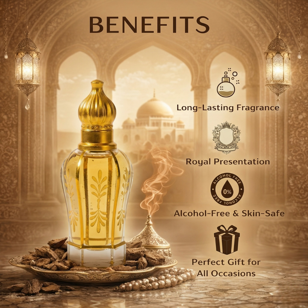 The Original Amber Dusk Attar | 15ML + 15 ML | Pack Of 2 | Inspired By Hawas Ice