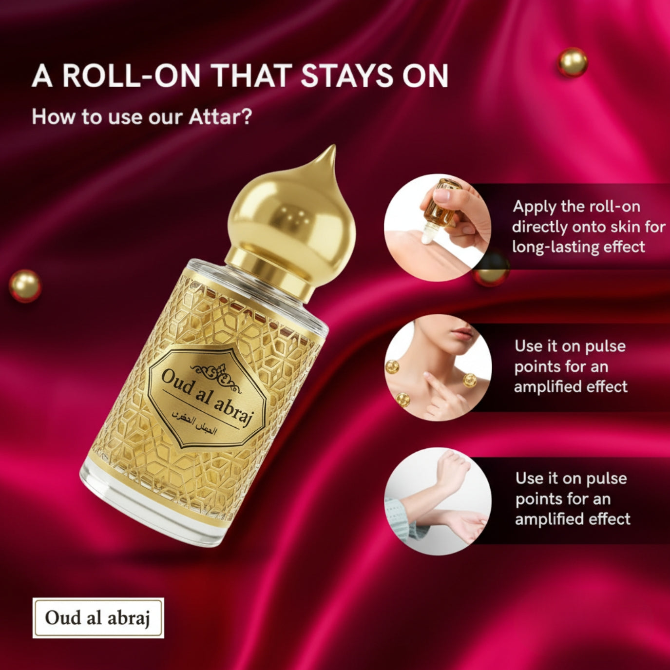 Ameera Attar Luxury Fragrance Set 15ml ( Buy 1 Get 1 Free ) 😍 Alcohol-Free Long Lasting Perfume Gift Box | Oud Al Abraj India