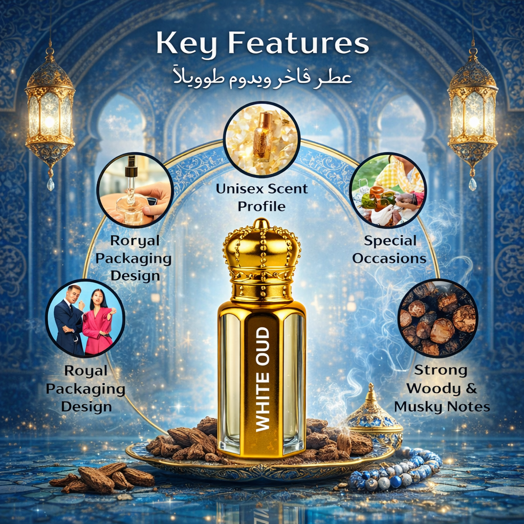 Original™ White Oud Attar - 15ML + 15 ML (30ML TOTAL) | SUMMER SALE!