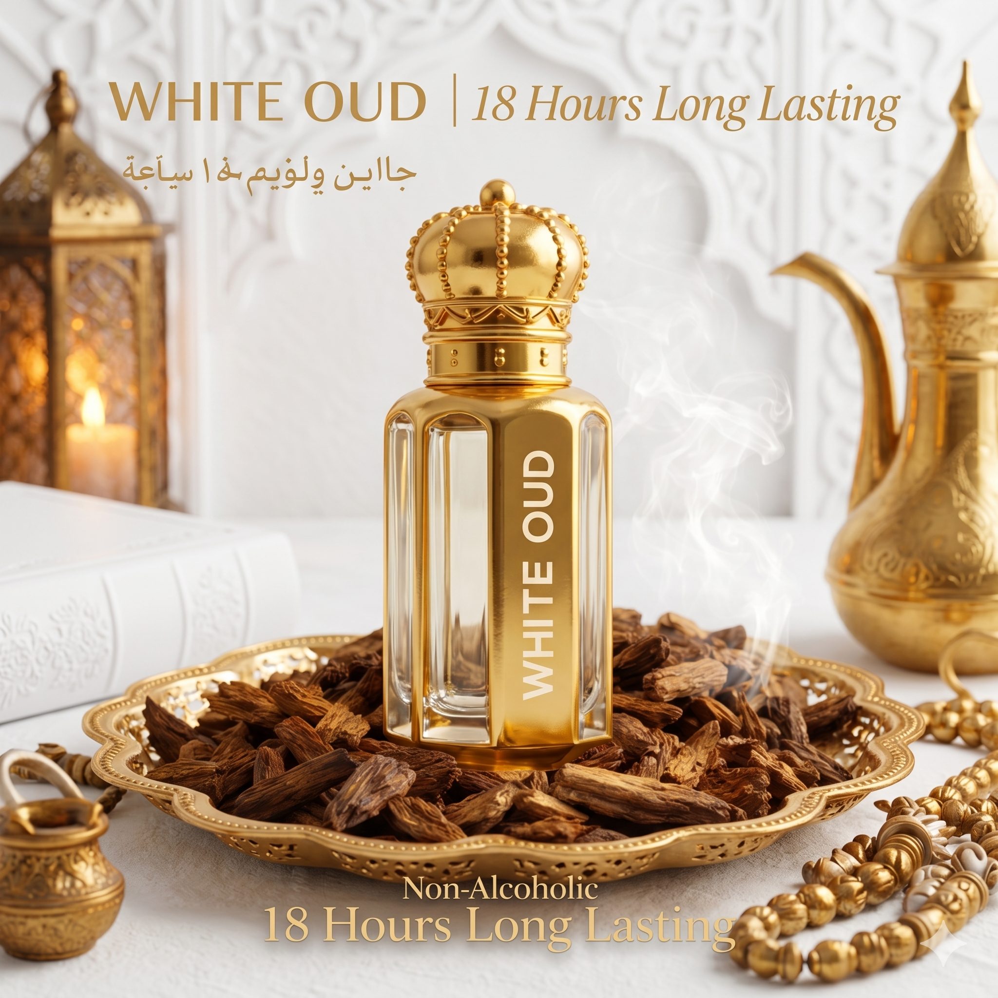 The Original White Oud™ Attar - 15ML + 15 ML (30ML TOTAL) | Eid Al-Adha Sale!